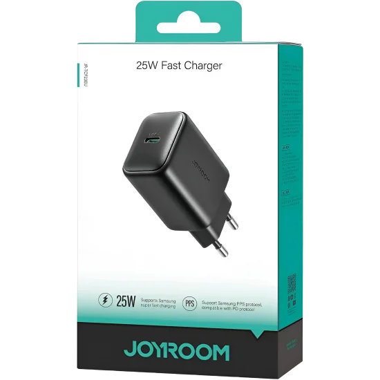 Charger Mobile Joyroom Type-C (PD) 25W JR-TCF23EU Black